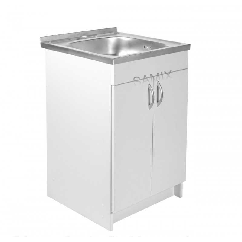 Тумба з мийкою 50х60 Біла Samix для кухні з сифоном
