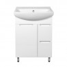 Тумба Грація Т4 біла під умивальник CERSANIA 60 см меблевий