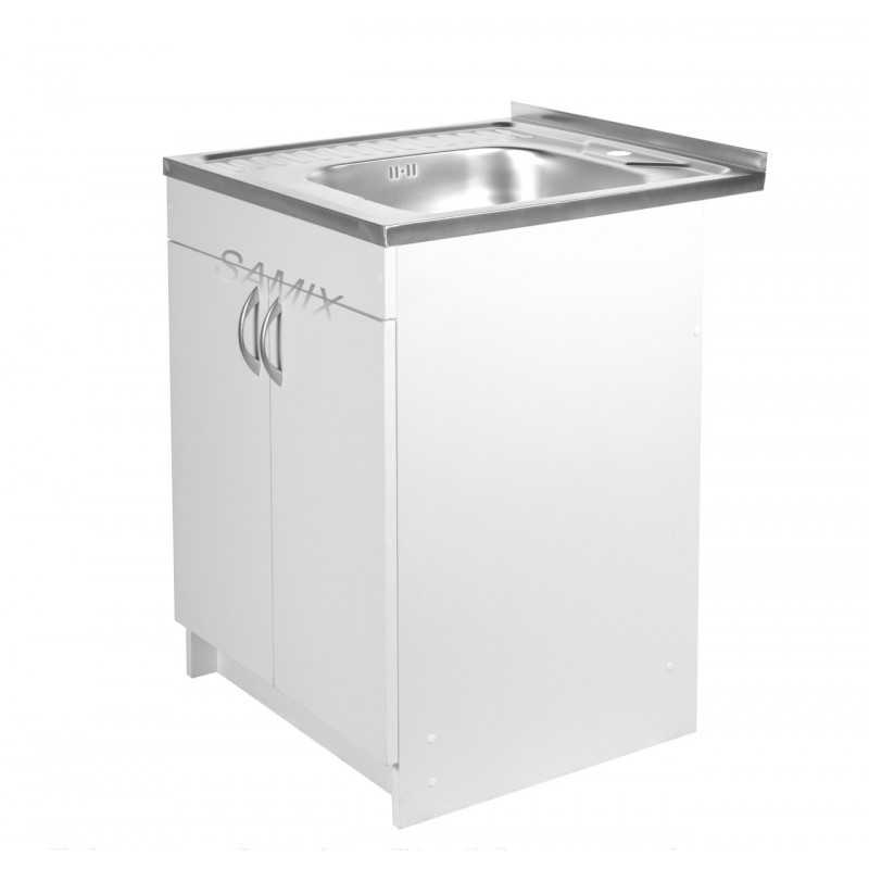 Тумба з мийкою 60х50 права Біла Samix для кухні Тумба з мийкою 60х50 права Біла Samix для кухні