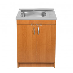 Тумба з мийкою 60х50 ліва Вільха Samix для кухні з сифоном