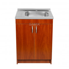 Тумба з мийкою 60х50 права Яблуня Samix для кухні з сифоном