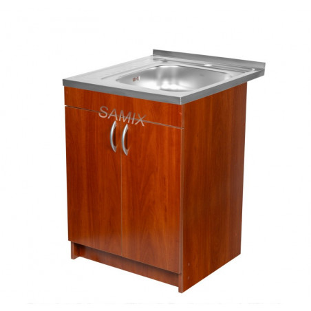 Тумба з мийкою 60х50 права Яблуня Samix для кухні з сифоном