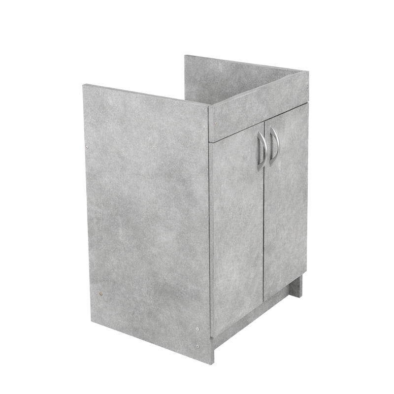 Тумба кухонна під мийку 50 см (Сумісність: 50х50 / 50х60) Індастріал| Samix