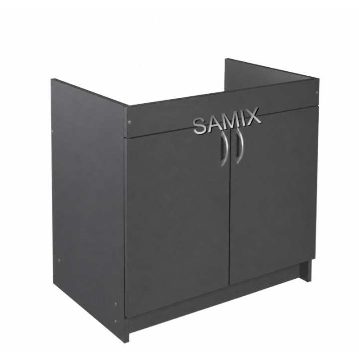 copy of Комплект: Тумба 80 Антрацит + Мийка 80х50 0.6 мм (Ліва) + Євросифон | Samix
